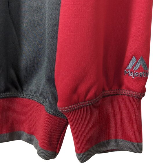 Majestic St Louis Cardinals Hooded Jacket Zipper closure long sleeves pockets - Picture 7 of 15